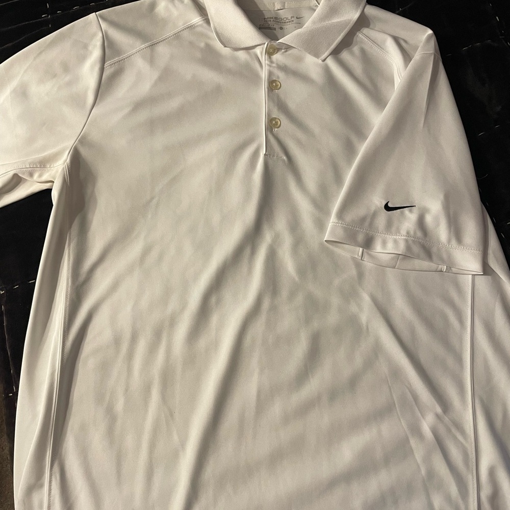 Nike Men's White Polo Shirt